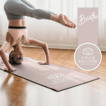 Tapete De Yoga Mat do logotipo do Yoga Studio personalizado - Pro<br><div class="desc">Crie seus próprios tapetes de yoga de estúdio para sua empresa. Produto de excelente a ser vendido no seu estúdio ou uma promoção imediata para seus clientes. Atualize o modelo com seu logotipo e site.</div>