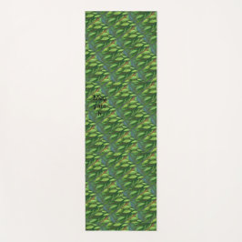 Tapete De Yoga Mat of leaves
