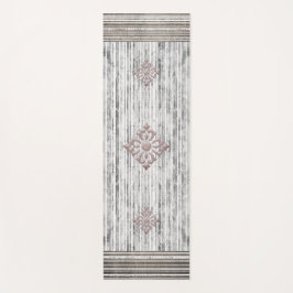 Tapete De Yoga Matizes de Cinza e padrão de distribuição