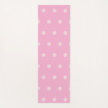 Matriz de ioga rosa suave com Impressão de flor fl