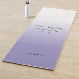 Tapete De Yoga Matriz profissional Elegante de exercício roxo