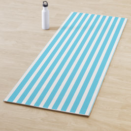 Tapete De Yoga Maximum Blue Vertical Stripped Yoga Mat