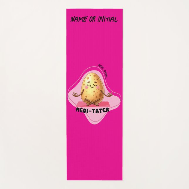 Tapete De Yoga Medi-Tater, Potato Pun | (Frente)