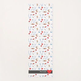 Tapete De Yoga Médico Enfermeiro Medicina Padrão do Equipamento C