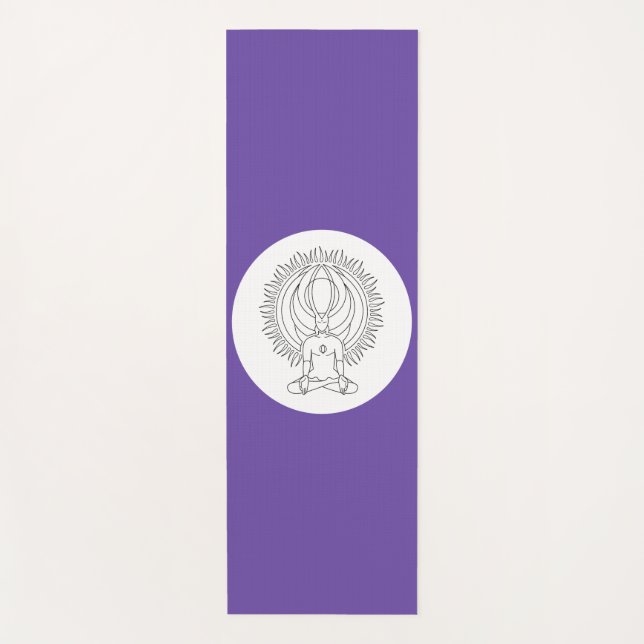 Tapete De Yoga Meditação. (Frente)