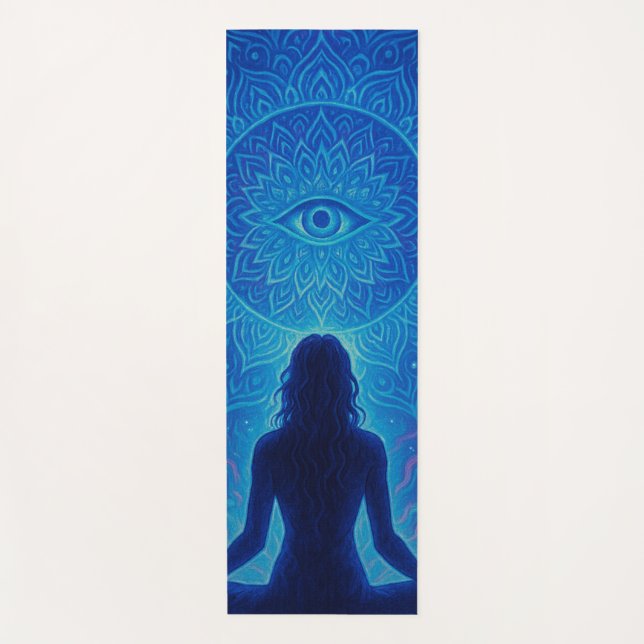 Tapete De Yoga Meditação Geométrica (Frente)
