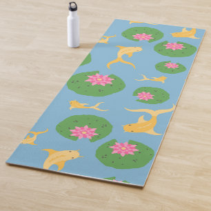 Tapete De Yoga Meditação Personalizada De Malhação De Peixes Koi
