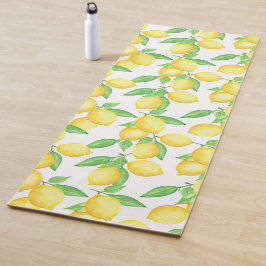 Tapete De Yoga Mediterrenean Citrus Lemon pattern