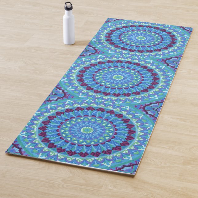 Tapete De Yoga Meia-noite Sonhos Mandala Yoga Mat (In Situ)