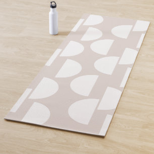 Tapete De Yoga Meio século Half Moon Glam #2 #abstrato #geo #art
