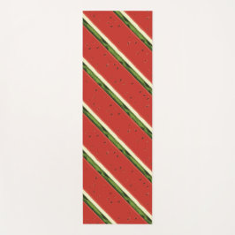 Tapete De Yoga Melancia Vermelha Brilhante Melancia Yoga Mat