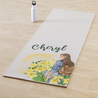 Tapete De Yoga Menina de escola