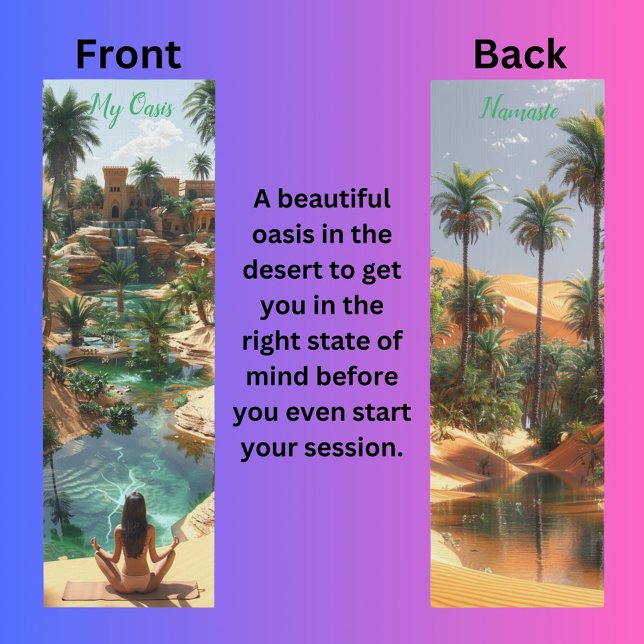 Tapete De Yoga Meu Oasis (Criador carregado)