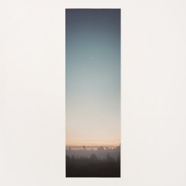 Tapete De Yoga Minimal Forest Dawn (Frente)