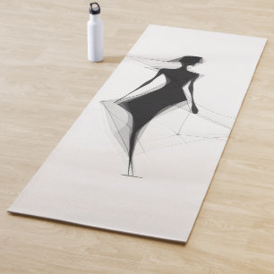 Tapete De Yoga Minimalismo da linha feminina