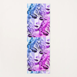 Tapete De Yoga Minimalismo Posta figura feminina sensual moderna