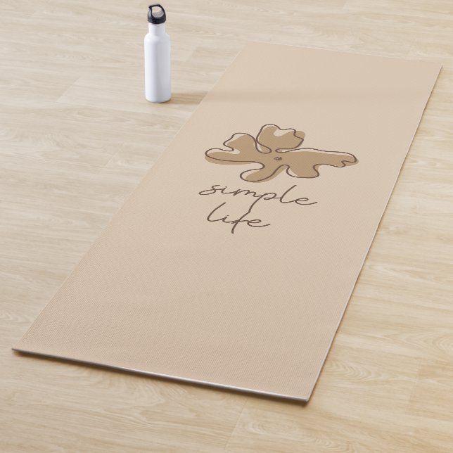 Tapete de Yoga Minimalismo Vida Simples (In Situ)