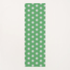 Tapete De Yoga Mint green hexagons and stars yoga mat