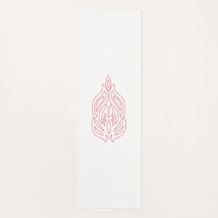 Tapete De Yoga Misty Rosa, Flush Mahogany, Decorative Design
