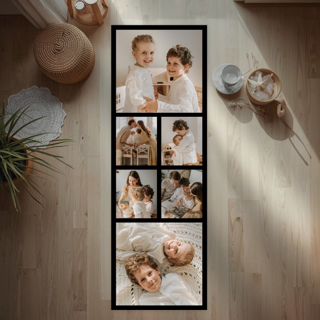 Tapete De Yoga Modern Create Your Own Photo Collage (Criador carregado)