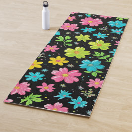 Tapete De Yoga Modern floral geometric modern pattern colorful