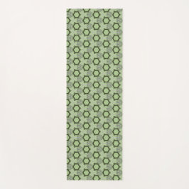 Tapete De Yoga Modern Geometric Green Yoga Mat