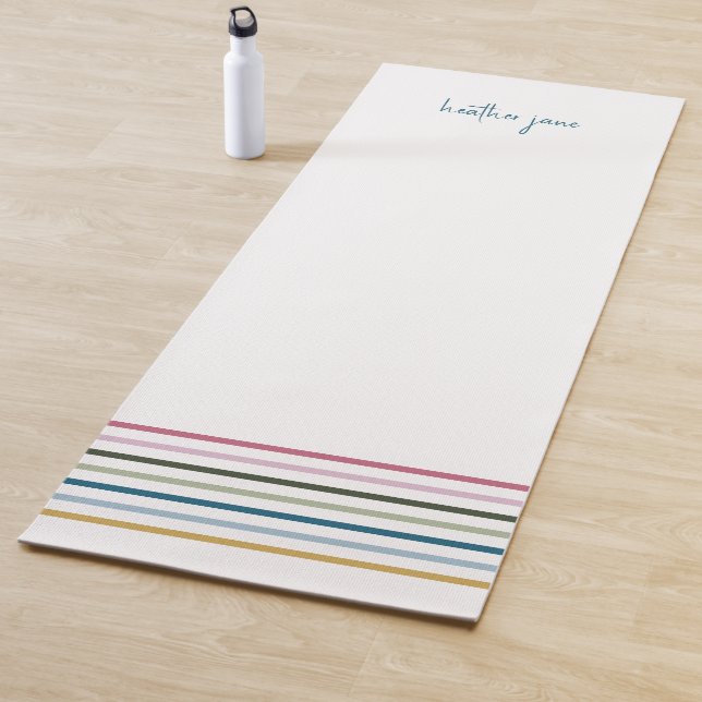 Tapete De Yoga Modern Stripe (In Situ)