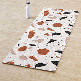 Tapete De Yoga Moderno Terrazzo Estético Geométrico Boho Yoga Mat
