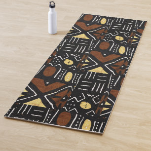 Tapete De Yoga Moderno Urbano Afrocêntrico