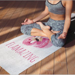 Tapete De Yoga Moderno Você É Flagrante Beleza Rosa Flamingo<br><div class="desc">Moderno Você É Flagrante Beleza Rosa Flamingo</div>