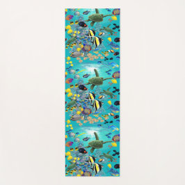 Tapete De Yoga Molokini Cove Havaí Tartaruga Tropical do Mar do P