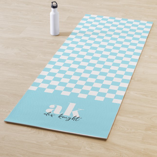 Tapete De Yoga Monograma de Assinatura Retroativa Verificado (In Situ)