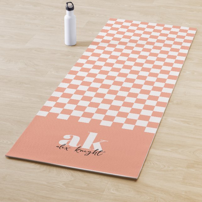 Tapete De Yoga Monograma de Assinatura Retroativa Verificado (In Situ)