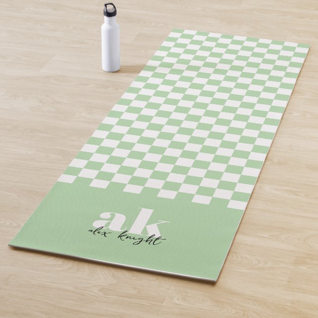 Tapete De Yoga Monograma de Assinatura Retroativa Verificado (In Situ)