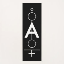 Monograma de desenho geométrico.