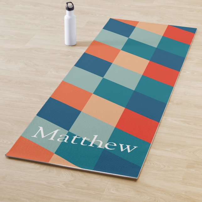 Tapete De Yoga Monograma Retro (In Situ)