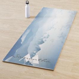 Tapete De Yoga Montanha - Vista Simples Design Yoga Mat