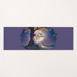 Tapete De Yoga Moonlit Dreamer - Serene Night Sky