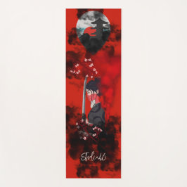 Tapete De Yoga Mulher Samurai Yoga Mat