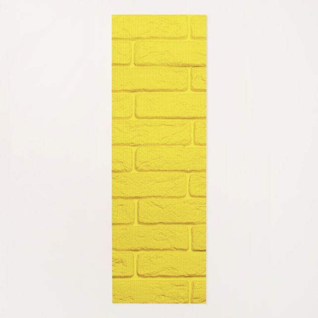 Tapete De Yoga muro amarelo (Frente)