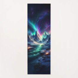 Tapete De Yoga Mystical Aurora Mountain Yoga Mat – Fantasy Nature