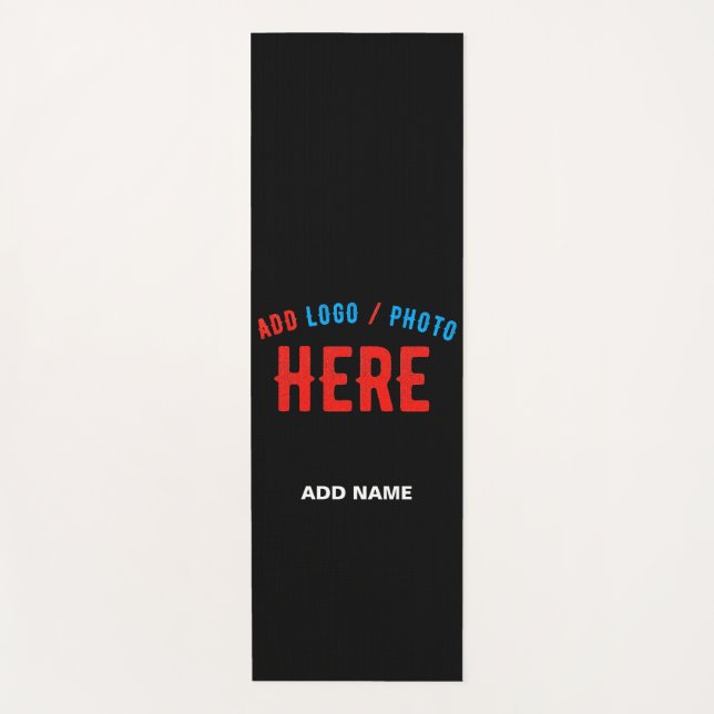 TAPETE DE YOGA NA MODA MODERNO PERSONALIZÁVEL NEGRO VERIFICADO CO (Frente)