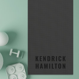 Tapete De Yoga Na moda Trendy Black Out Moderno Minimalista Simpl