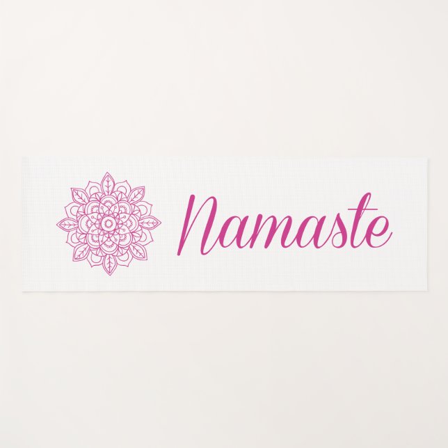 Tapete De Yoga Namaste Mandala (Frente (Horizontal))