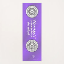 Namaste Sober Behins the Wheel Purple