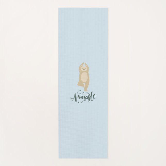 Tapete De Yoga Namaste Yoga Pose Bear (Frente)