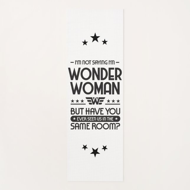 Tapete De Yoga Não estou dizendo que sou o WW (Frente)