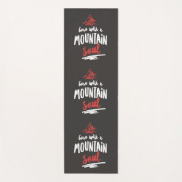 Tapete De Yoga Nascer com Alma de Montanha