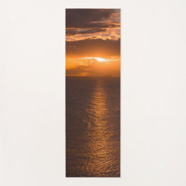 Tapete De Yoga Nascer do sol sobre o Oceano Atlântico