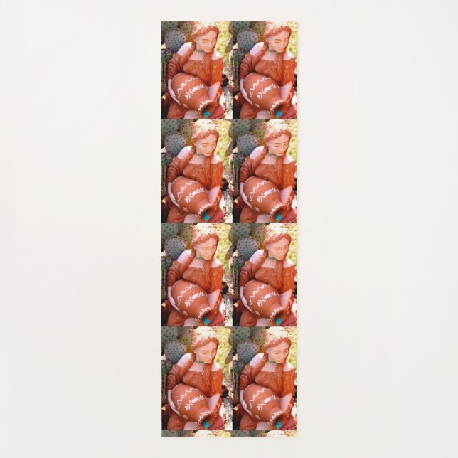 Tapete De Yoga Nativo Americano derramando Thunder_Cove (Frente)